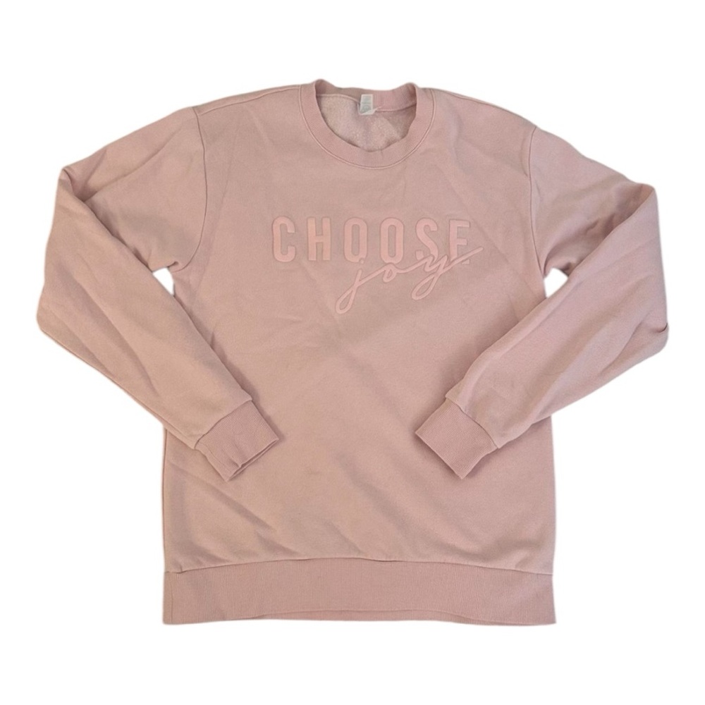Choose Joy Pink Crewneck Sweatshirt